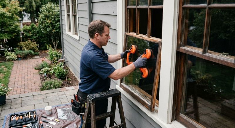 Curved Window Repair in Alpharetta, GA